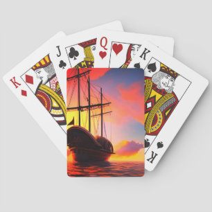 Jeu De Cartes Expédition au coucher du soleil