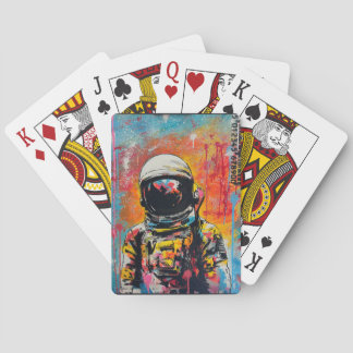 Jeu De Cartes Explorateur cosmique #2, Pop=Art Astronaut Carte d