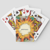 Jeu De Cartes Explosion d'art pop de style comique (6) (dos)