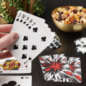 Jeu De Cartes Explosion d'art pop de style comique (7) (In Situ)