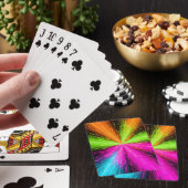 Jeu De Cartes Explosion radiale néon (In Situ)