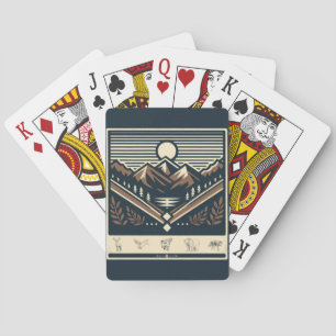 Jeu De Cartes Extérieur classique/vintage/nature sauvage