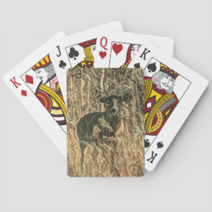 Jeu De Cartes extérieur sauvage Camouflage cerf blanc