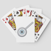 Jeu De Cartes Eyeball Magnification Verre amusant Inspection des (dos)