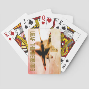 JEU DE CARTES F-16 DES THUNDERBIRDS DE L'USAF