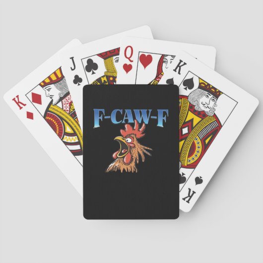 Jeu De Cartes F-Caw-F Chicken Classic Cool Unique (dos)