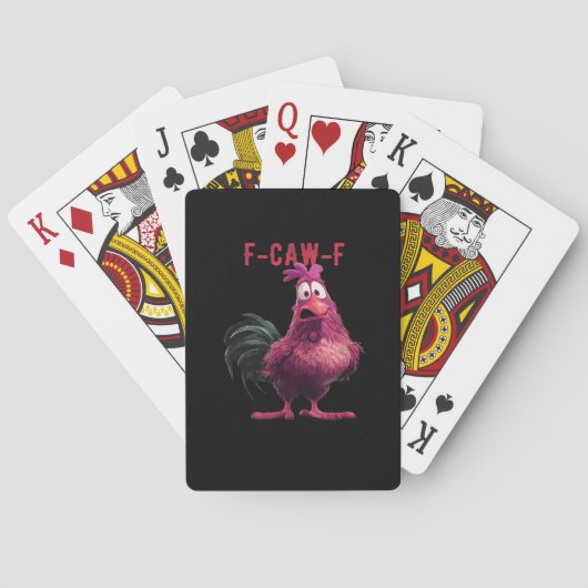 Jeu De Cartes F-Caw-F-Chicken Essential Aesthetic Unique (dos)