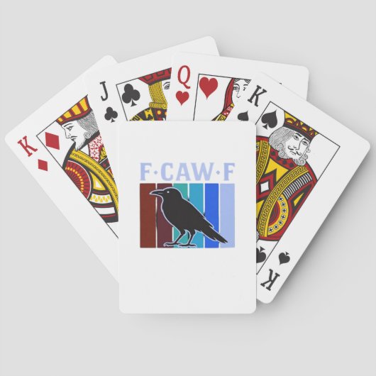Jeu De Cartes F-Caw-F Classic Creative Graphic (dos)