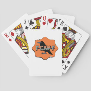Jeu De Cartes F-Caw-F Classique Tendance Décontractée