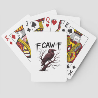 Jeu De Cartes F-Caw-F Raven Classique