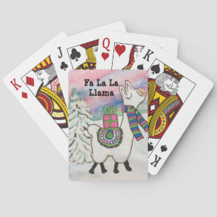 Jeu De Cartes Fa La Llama Fun Noël moderne