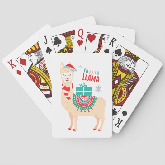 Jeu De Cartes Fa La Llama | Noël (dos)
