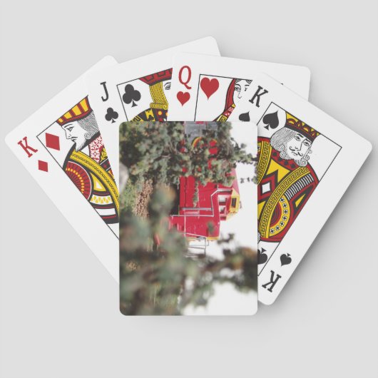 Jeu De Cartes Fabuleux train dans les arbres (dos)