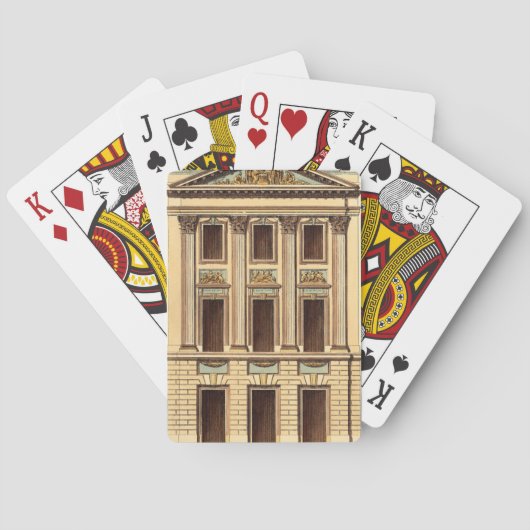 Jeu De Cartes Façade architecturale de Jean Deneufforge (dos)