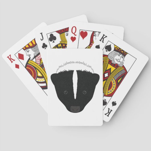 Jeu De Cartes Face de la peau (dos)