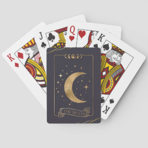 Jeu De Cartes Face Tarot Lune