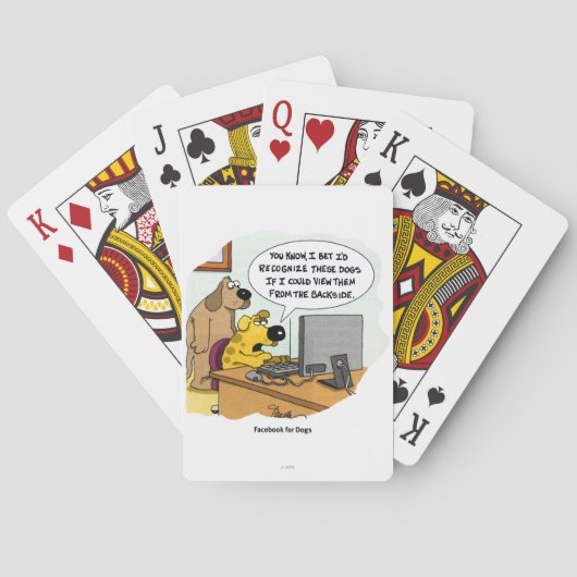 Jeu De Cartes Facebook pour chiens (dos)