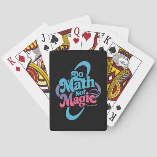 Jeu De Cartes Faire des maths pas des maths magiques amateurs  (dos)