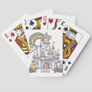 Jeu De Cartes Fairytale Castle Princess Nom personnalisé