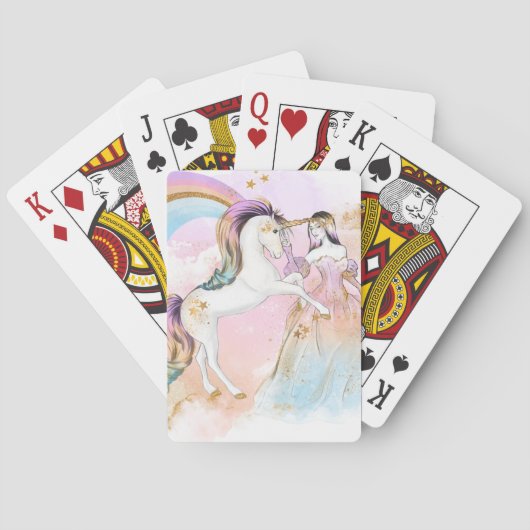 Jeu De Cartes Fairytale Unicorn Imaginaire (dos)