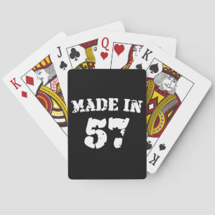 Jeu De Cartes Fait En 1957