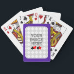 Jeu De Cartes Faites facilement votre propre plate-forme<br><div class="desc">Faites facilement votre propre plate-forme faite sur commande des cartes de jeu avec votre image préférée pour vous-même ou quelqu'un spéciaux sur votre liste. Employez juste le champ d'uploader d'image que vous trouvez à cette page de produit pour placer votre image sur cette plate-forme des cartes, dans une étape facile....</div>