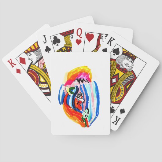 Jeu De Cartes Faites monter l'été en surf (dos)