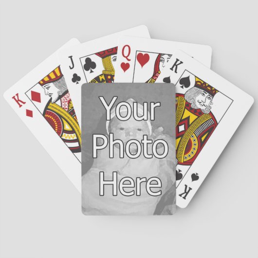 Jeu De Cartes Faites vos propres cartes de jeu photo (dos)