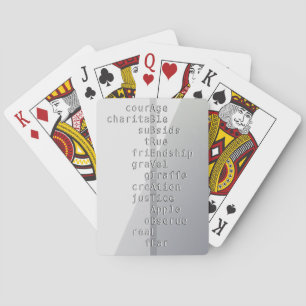 Jeu De Cartes Faites votre nom ou message avec Crosswords?