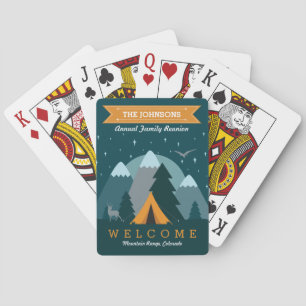Jeu De Cartes Faites votre propre Camping Mountain Outdoor Adven