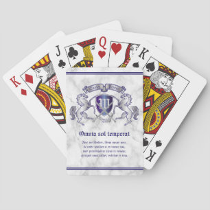 Jeu De Cartes Faites votre propre manteau du bouclier argenté de