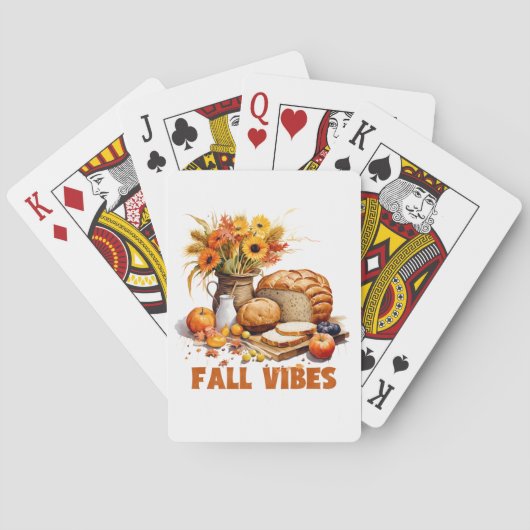 Jeu De Cartes Fall Vibes Playing Cards (dos)