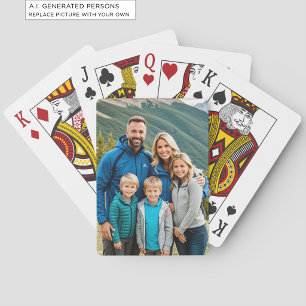 Jeu De Cartes Famille de photo personnalisée 1