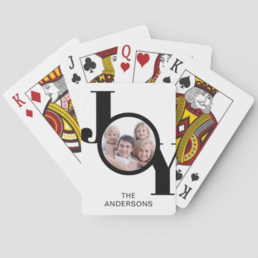 Jeu De Cartes Famille de photos modernes (dos)