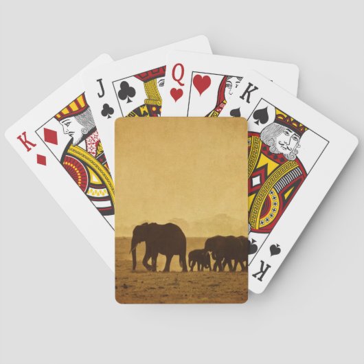 Jeu De Cartes Famille des éléphants (dos)