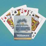 Jeu De Cartes Famille moderne Vintage Surfer Van Vacances été<br><div class="desc">Ah les jours paresseux de l'été. Les moments de plaisir à la plage avec le sable sous vos pieds et le doux son des vagues ! Design graphique cool avec un peu de paradis de vacances comprend de hauts palmiers, coucher de soleil et un fourgon de surf de style vintage....</div>