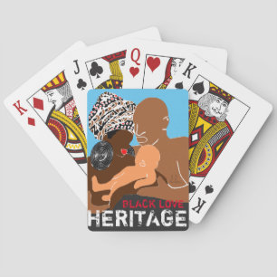 Jeu De Cartes Famille noire Amour noir Patrimoine AFRICAIN