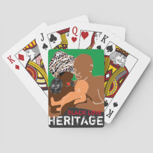 Jeu De Cartes Famille noire Amour noir Patrimoine AFRICAIN