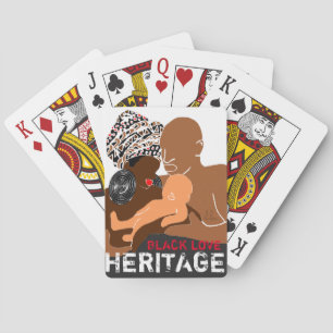 Jeu De Cartes Famille noire Amour noir Patrimoine AFRICAIN