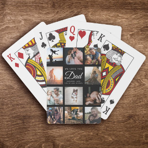 Jeu De Cartes Family Photo Collage NOUS VOUS AIMONS Papa Cool te