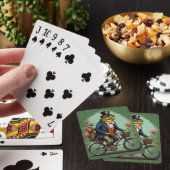 Jeu De Cartes Fancy Frog sur Bicyclette - Design Excentrique (In Situ)