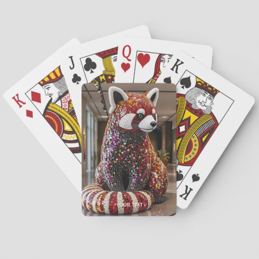 Jeu De Cartes Fantasy Cute Art Deco Panda (dos)