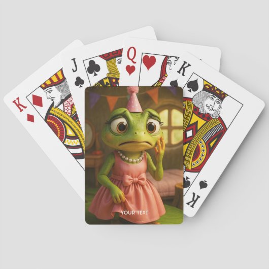 Jeu De Cartes Fantasy Cute Frog Girl Party (dos)