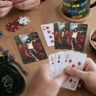 Jeu De Cartes Fantasy Urbaine du Dragon Rouge