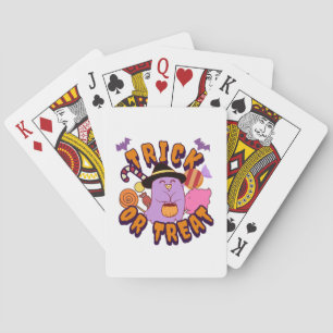 Jeu De Cartes Fantôme adorable d'Halloween Trick or Treat