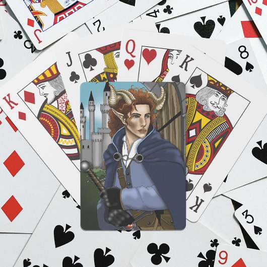 Jeu De Cartes Faun Horned Fae Fantasy 