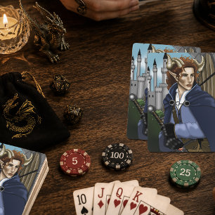 Jeu De Cartes Faune cornu Fae Fantastique