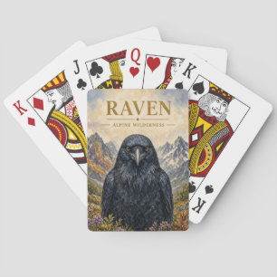 Jeu De Cartes Faune de la zone sauvage alpine de Raven