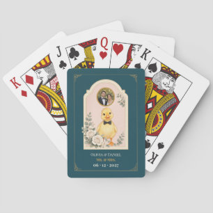 Jeu De Cartes Faveur de mariage personnalisée avec photo de cane