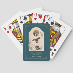 Jeu De Cartes Faveur de mariage personnalisée avec photo de mout